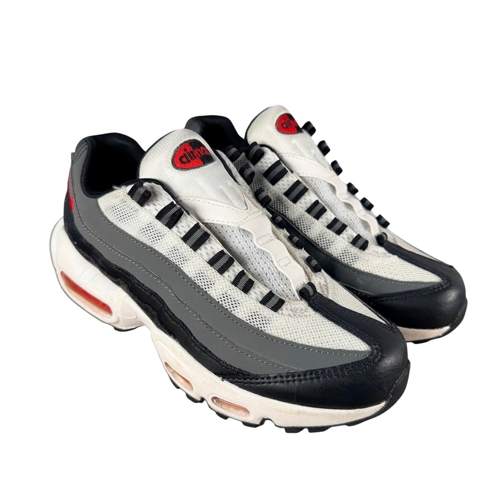 Nike Air Max 95 Recraft Shoes GS Size 5.5Y Gray Black Red Sneaker CJ3906-105 - Picture 15 of 15
